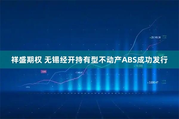 祥盛期权 无锡经开持有型不动产ABS成功发行